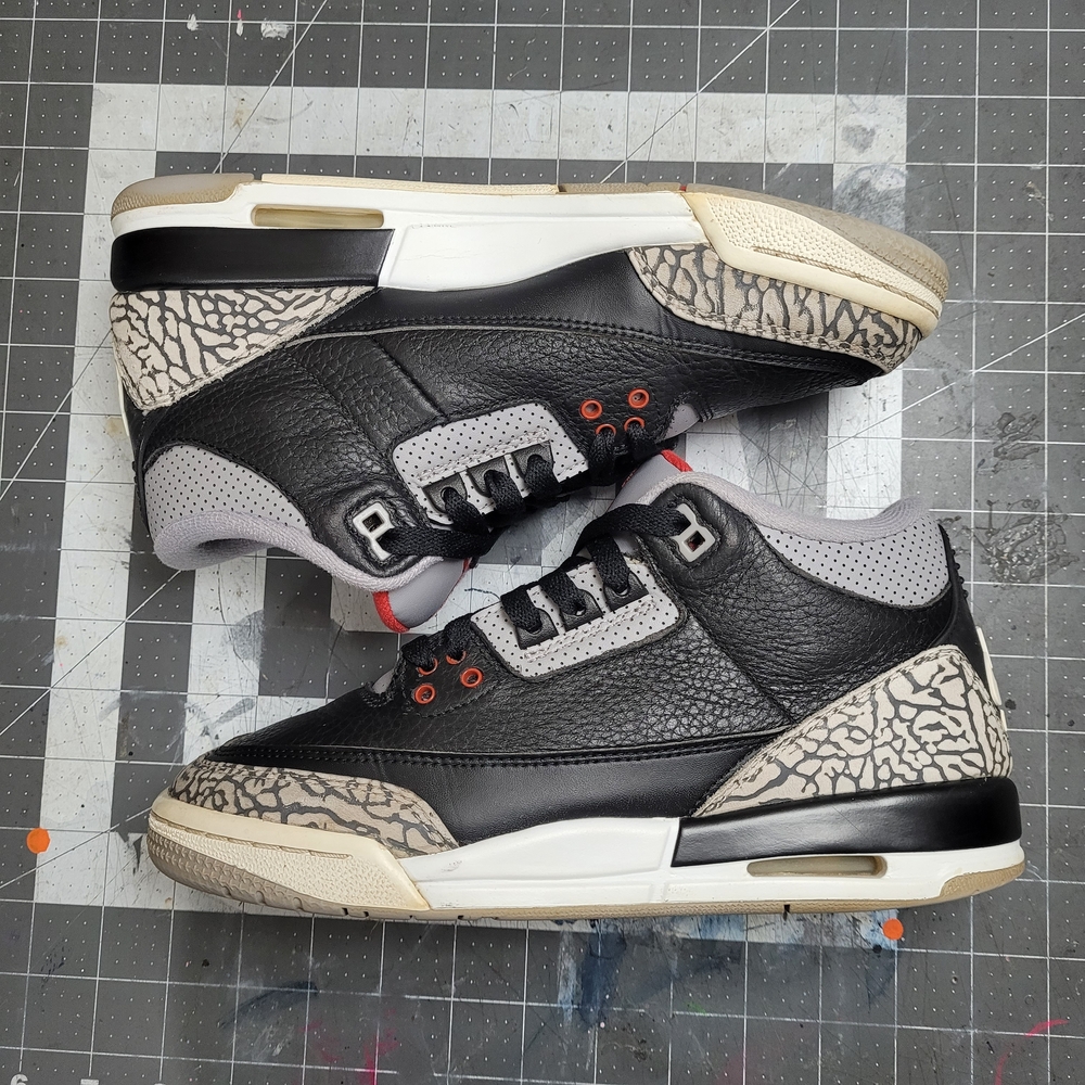 Air Jordan 3 Retro Black Cement 2018 Size 6.5Y